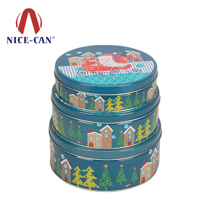 圣诞节铁罐定制 圣诞节铁罐定制
